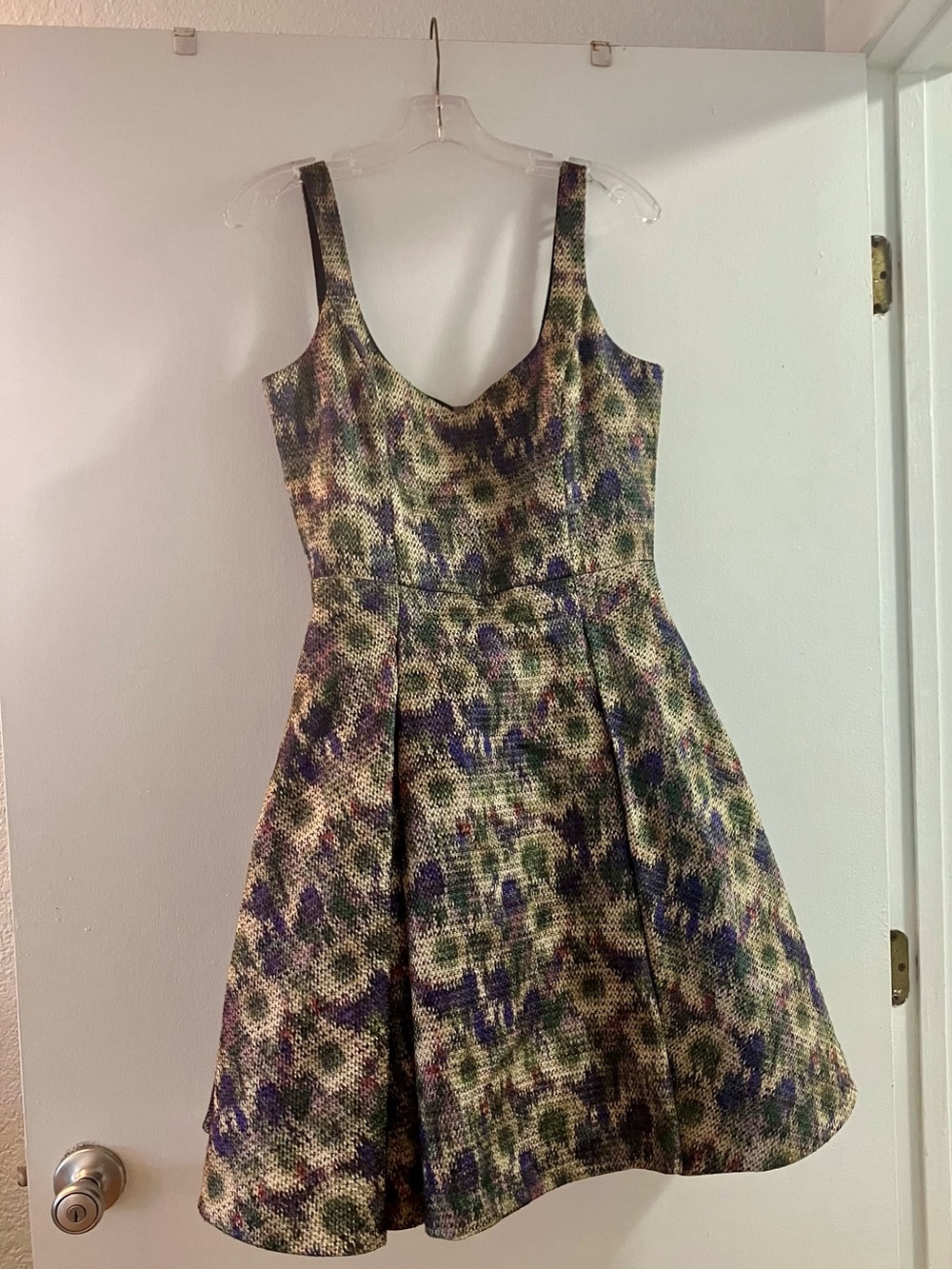 French Connection Formal Fit-and-Flare Dress with Crinoline